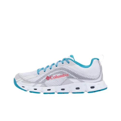 Columbia Lifestyle Shoes Women's Low-Top White/Gray/Blue