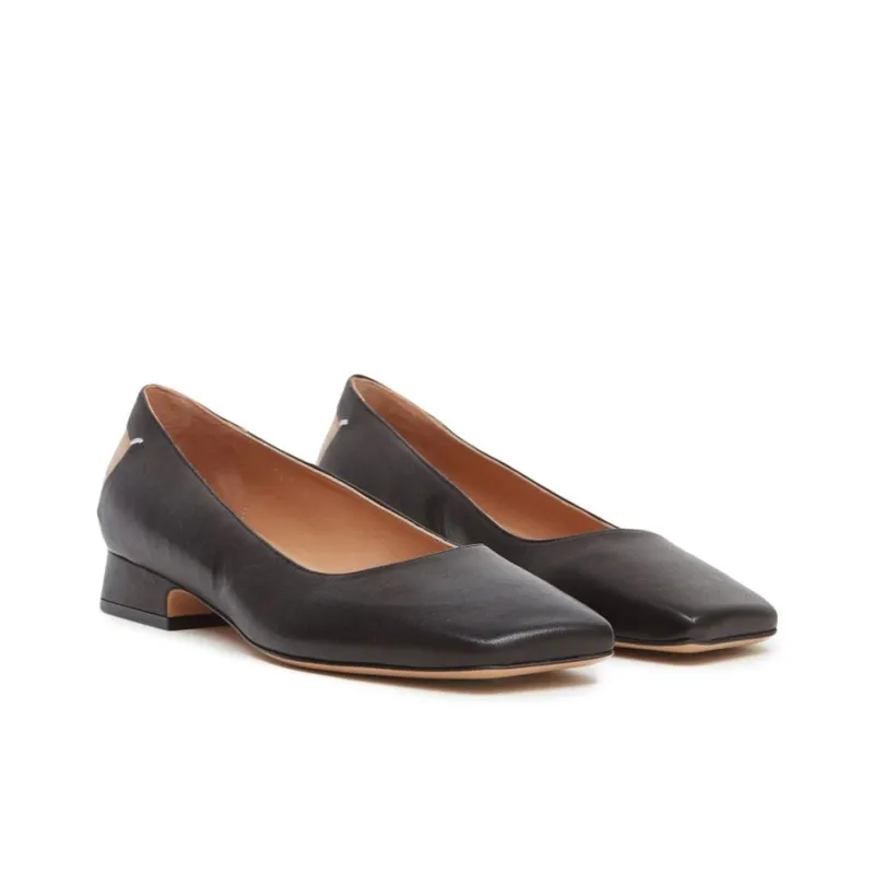 Maison Margiela Décortiqué Four-stitch Ballerina Shoes-2