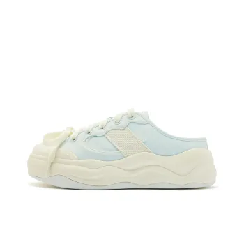 QIAODAN Coverage Anti-Slip And Wear-Resistant Lightweight Low-Top Canvas Shoes Women's Blue
