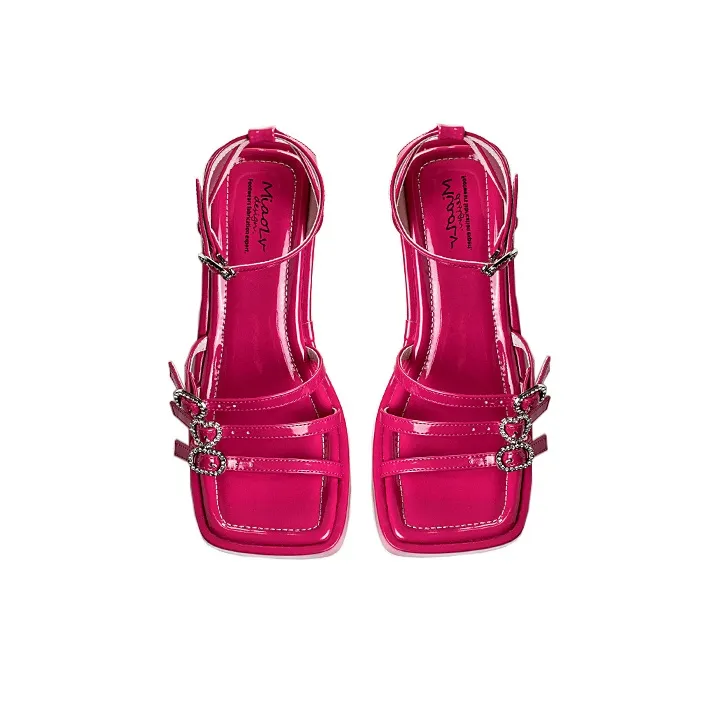 Wonderful Couple One Strap Sandals 7cm Women's-11