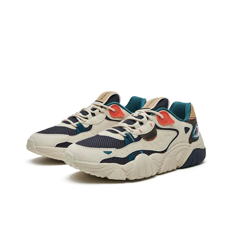 Erke Casual Shoes Men Low Top Ink Navy Blue-1