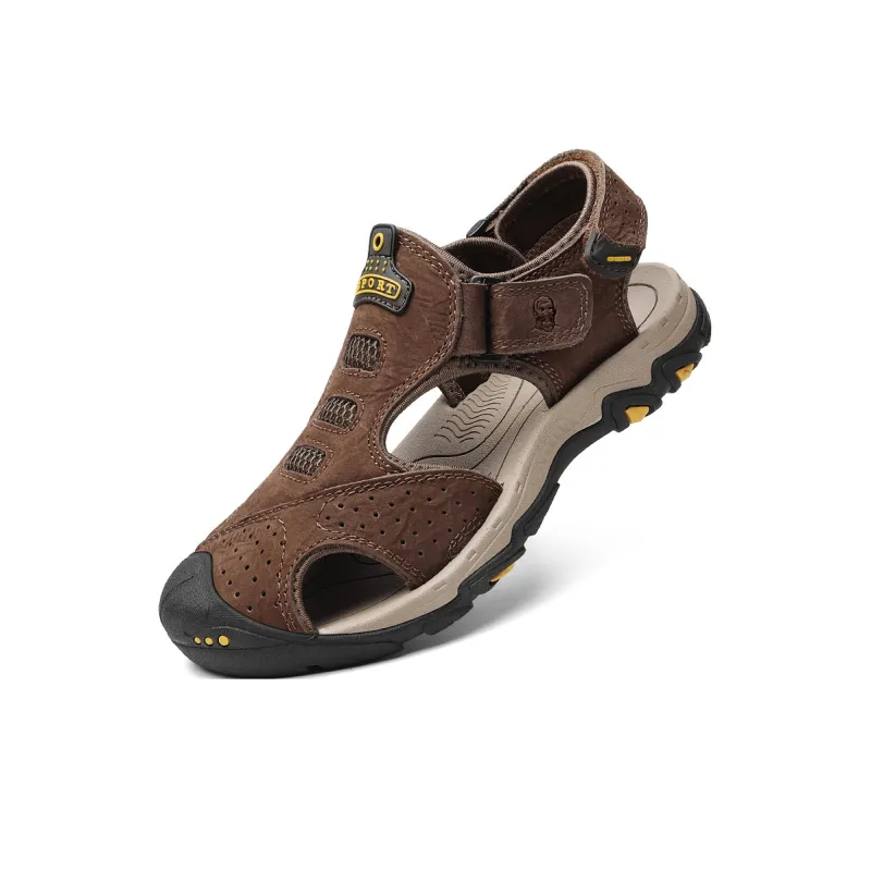 LAORENTOU River Trekking Shoes Men Black/Brown/Khaki-6