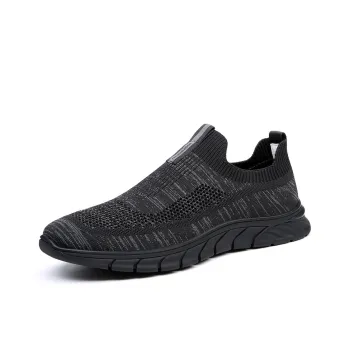 ZUWUDONG Breathable Support Low-Top Running Shoes Men's Black