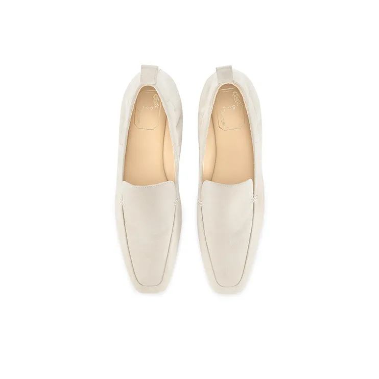 7or9 Almond Chant Casual Single Shoes 1.8cm Women's Apricot-3