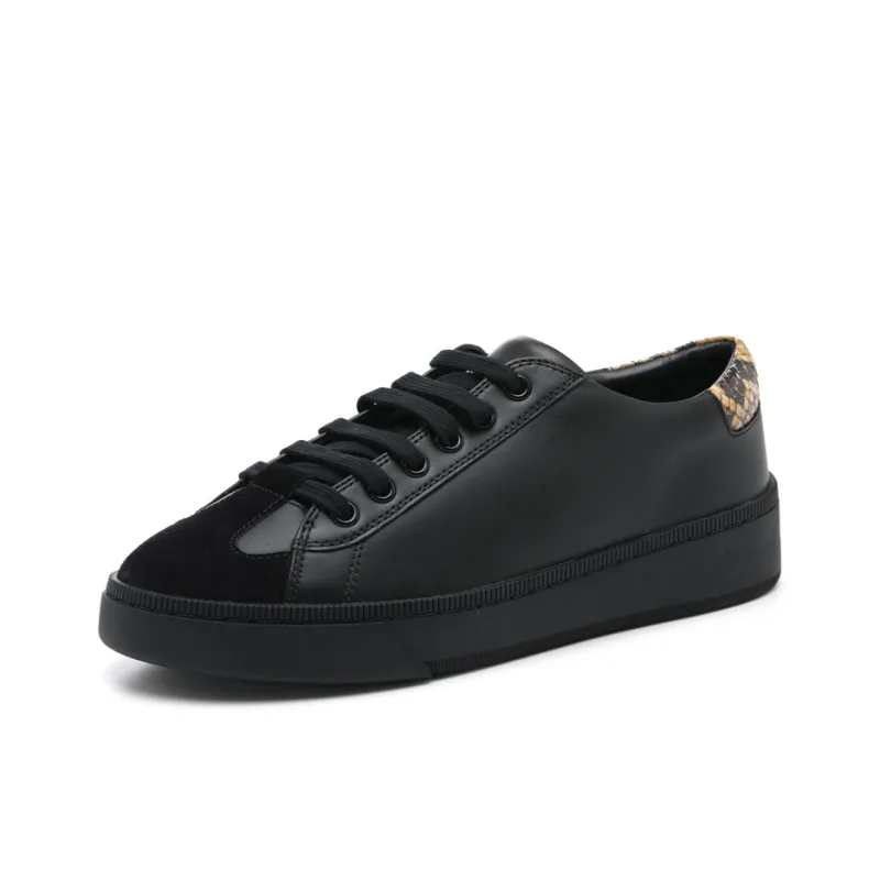 BALLY Python print Leather Sneakers-2