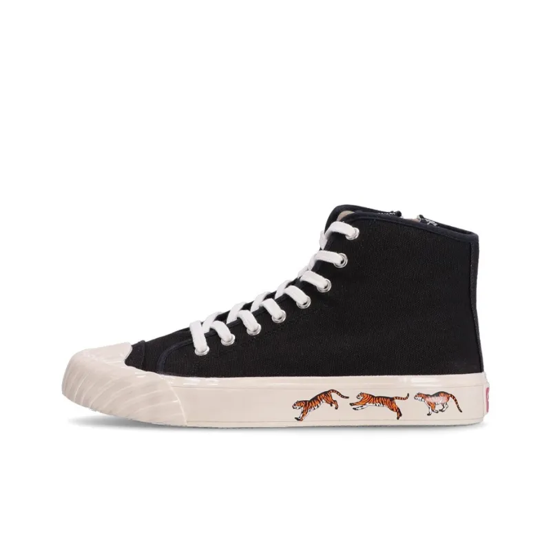 KENZO Tiger-print Lace-up Sneakers-0