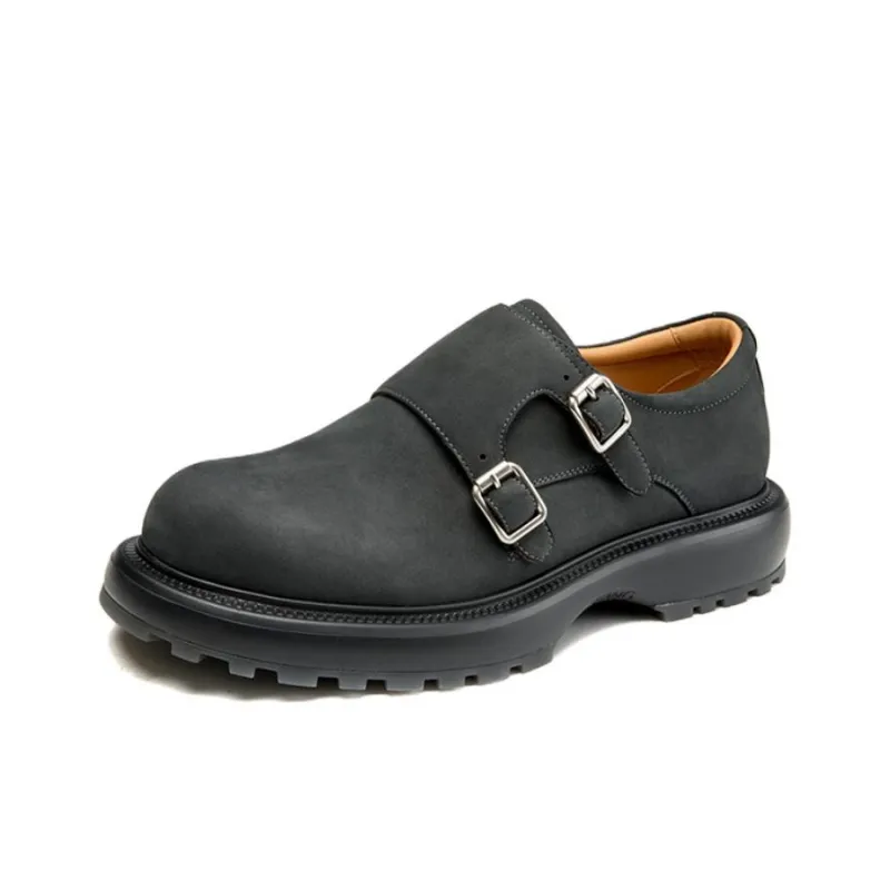 AOKANG Dress Shoes Men's Dark Gray-1