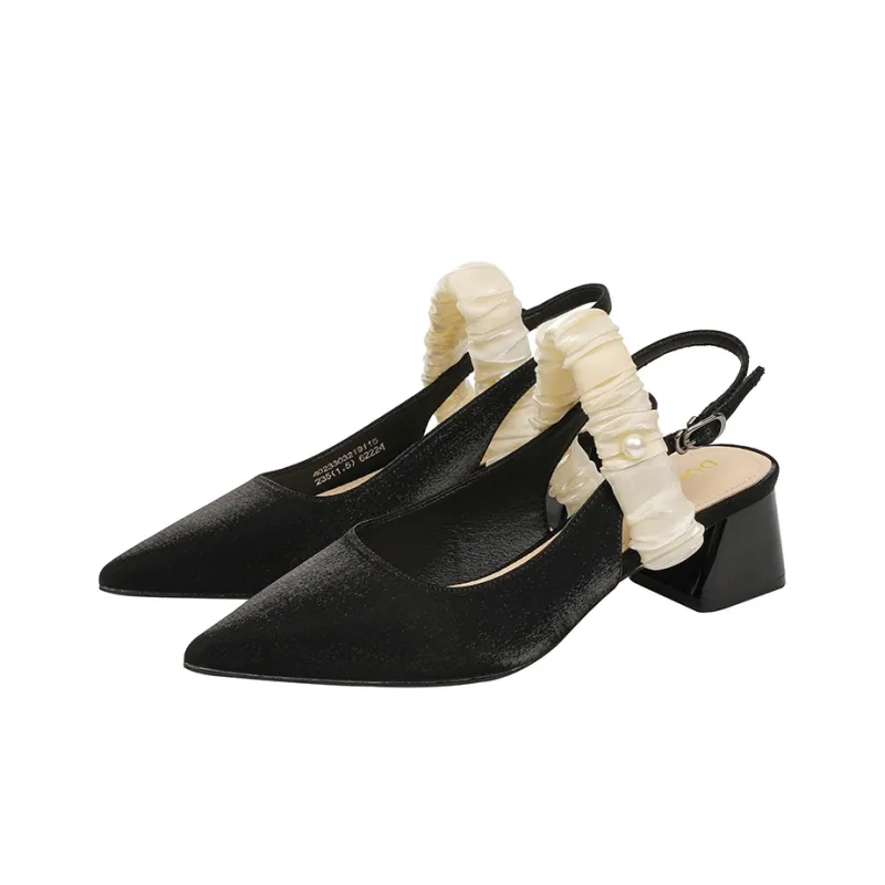 Dunnu Casual Single Shoes 4cm Women's-2