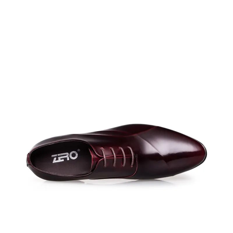 ZRO Dress Shoes Men Low Top Black/Blue/Burgundy-15