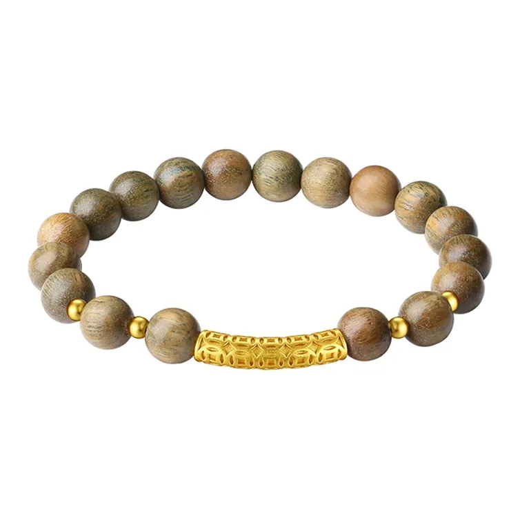 TANDU Green Sandalwood Wood Bracelets Unisex-12