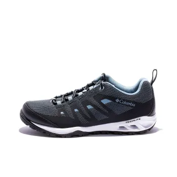 Columbia Anti Slip And Wear Resistant Breathable Low Top Outdoor Shoes Women's Blue Gray
