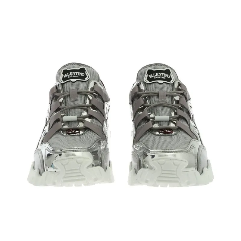 Valentino Undercover X Valentino Climbers Trainer 'Silver'-4