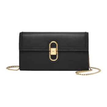 FOSSIL Leather Crossbody Bag Shoulder Bag Regular Women's Black