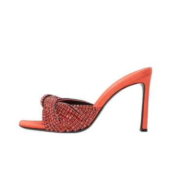SERGIO ROSSI Embellished Slip On Mules Women's
