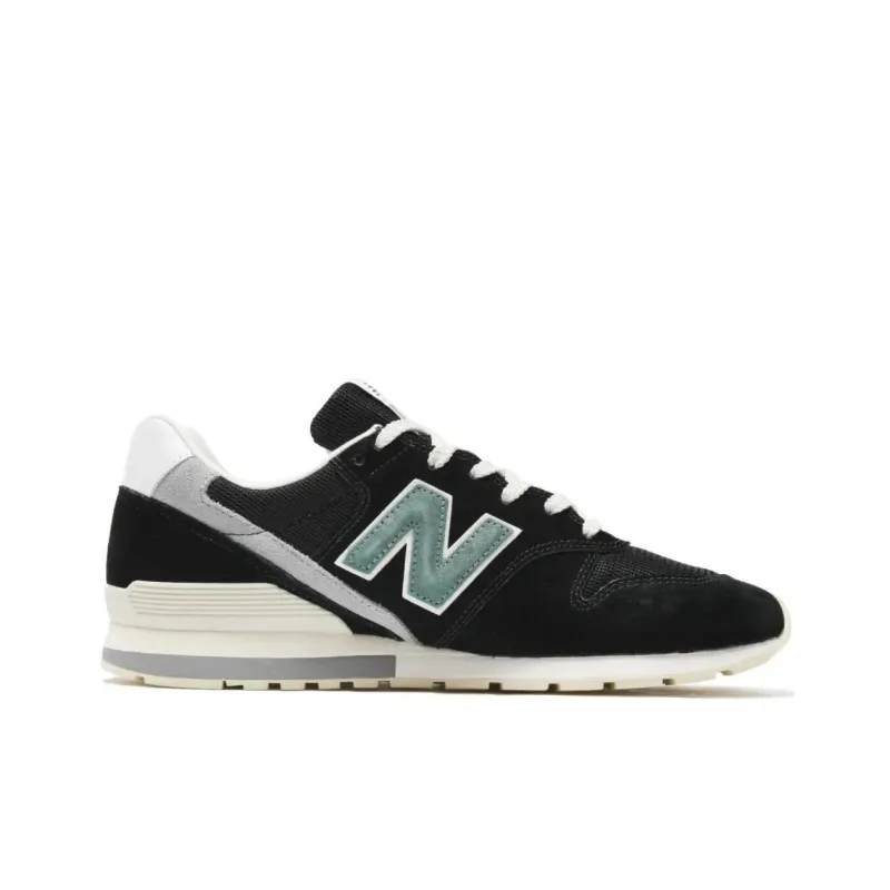 New Balance Anti Slip Wear Resistant Low Top Casual Running Shoes Men's Black Gray White-1