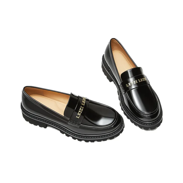 Lazi Loafers Women's Low Top Black/White-6