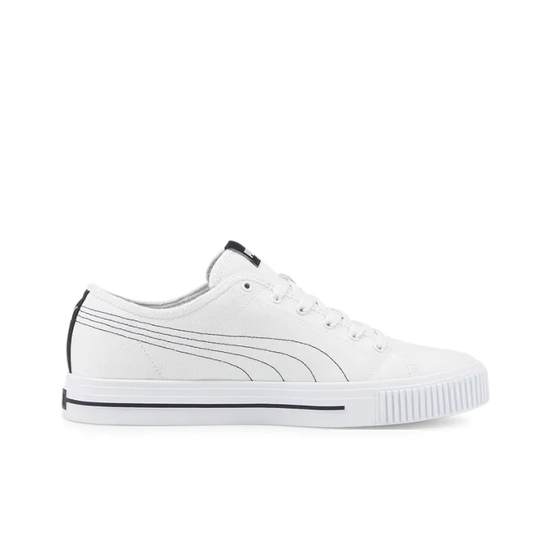 PUMA Ever Cv Casual Skateboarding Shoes Unisex White Black-1