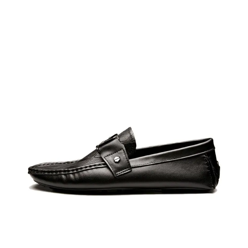 Brounvanm Beanie Shoes Men's Black-1
