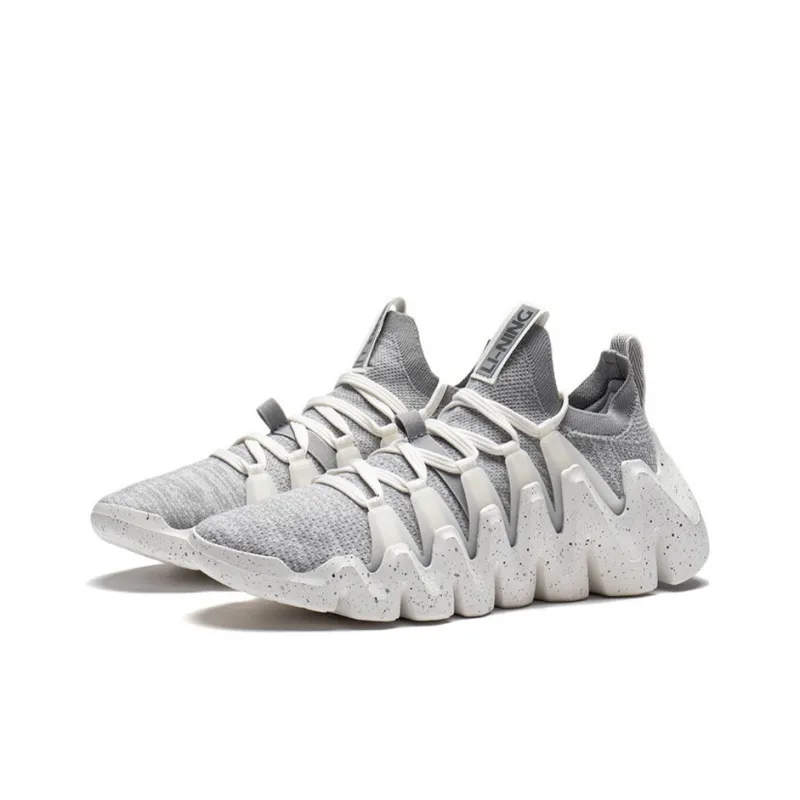 LiNing Illusion Thorn Low Top Casual Shoes Men's Ultimate Gray-2