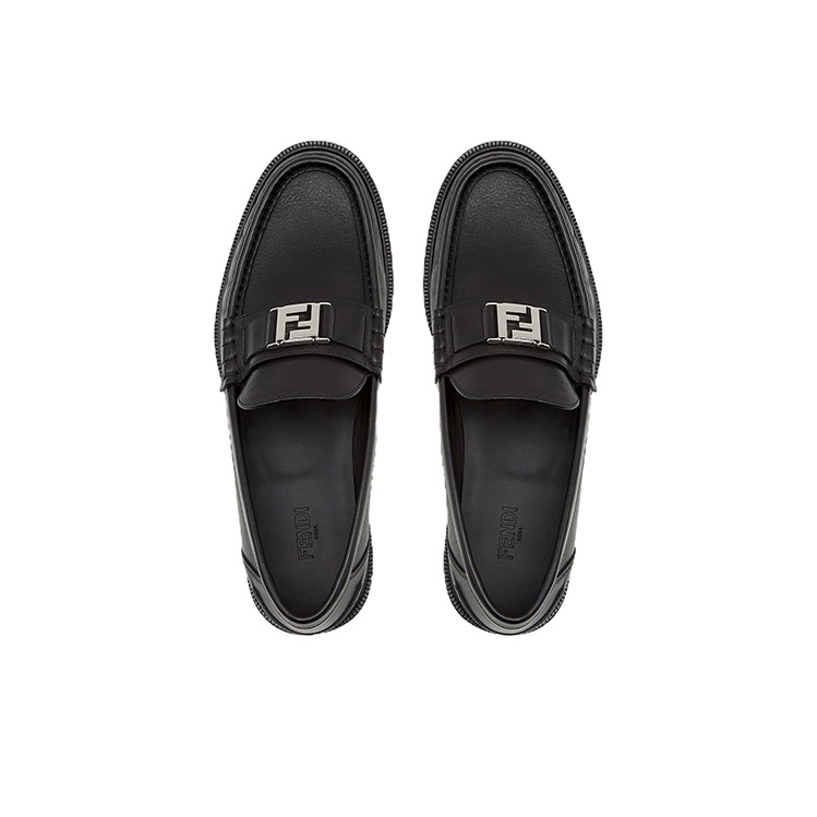 FENDI Ff Squared Loafers - POIZON