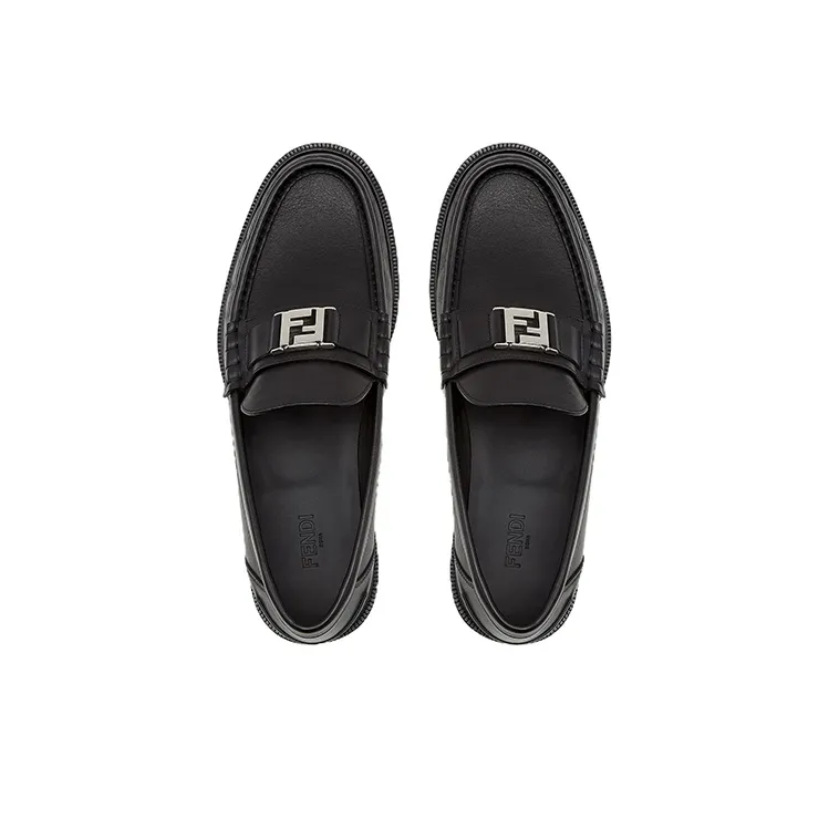 FENDI Ff Squared Slip On Loafers-3
