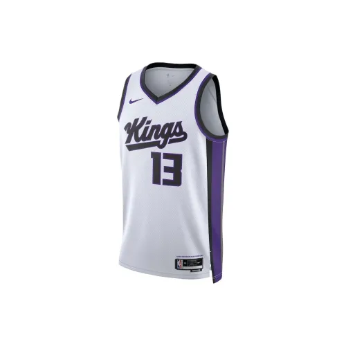 NBA Sacramento Kings Basketball Jerseys Unisex White