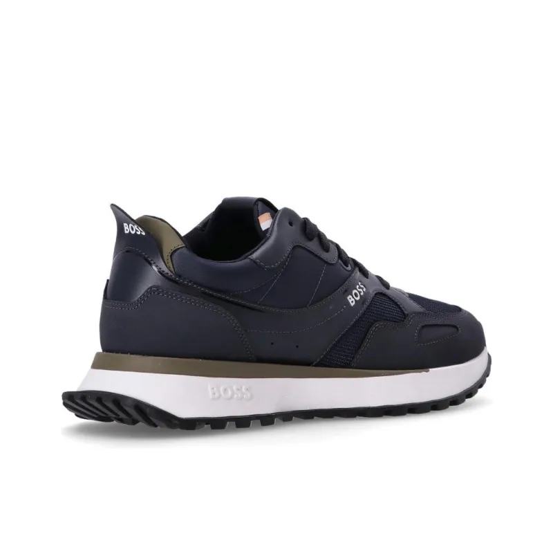 BOSS Panelled Low-top Sneakers-3