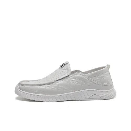 TRUMPPIPE Casual Shoes Men's White