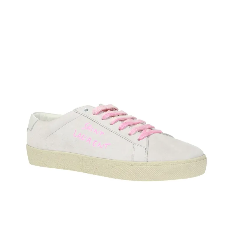 SAINT LAURENT Laurent Stylish Skateboarding Shoes Women's Gray-2