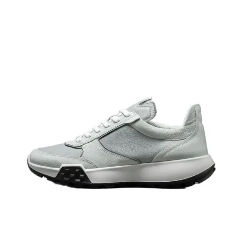 Ecco Casual Shoes Men Low-Top Concrete Gray