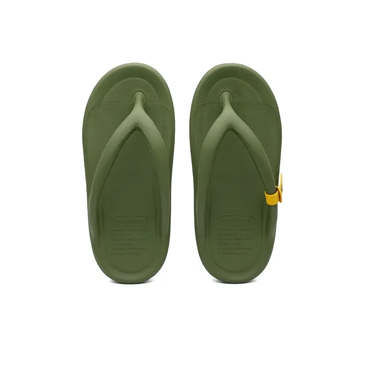 TAW&TOE Flip Flops Unisex Olive Green-3