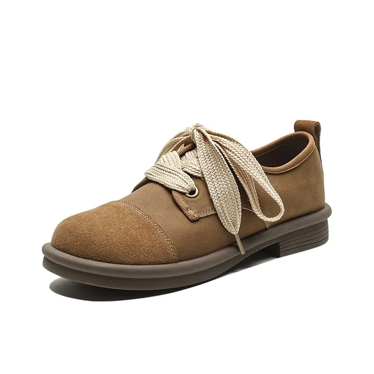 【dme】 Casual Single Shoes 2.8cm Women's Caramel-3