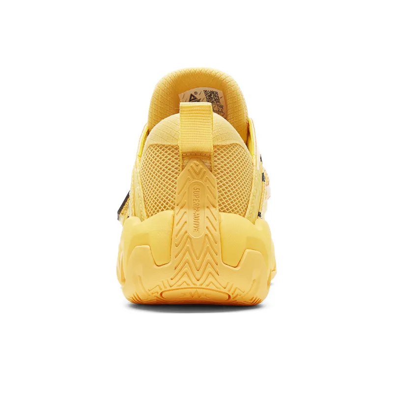 PEAK Basketball Shoes Men Low Top Persian Yellow-4