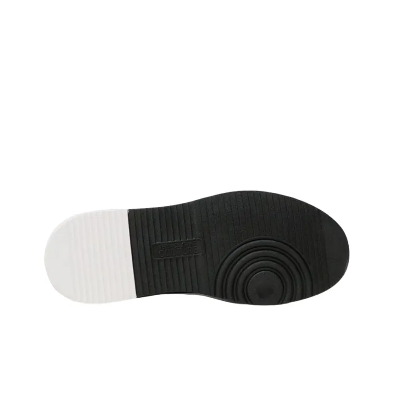 VERSACE JEANS Stylish Skateboarding Shoes Men's Black-4