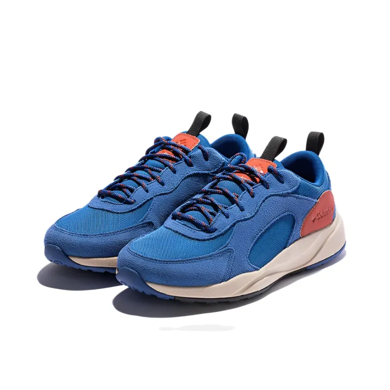 Columbia Wear-resistant And Waterproof Low-Top Outdoor Shoes Men's Blue-2