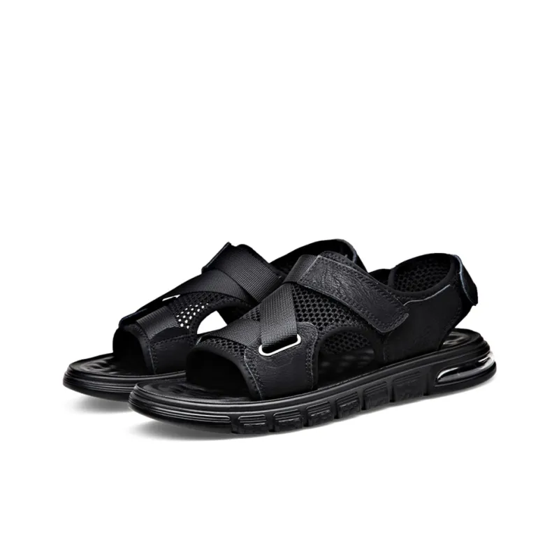 Cachiotti Beach Sandals Men's Black-2
