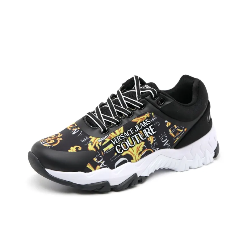 VERSACE JEANS Couture Sports Casual Shoes Women's Black-1