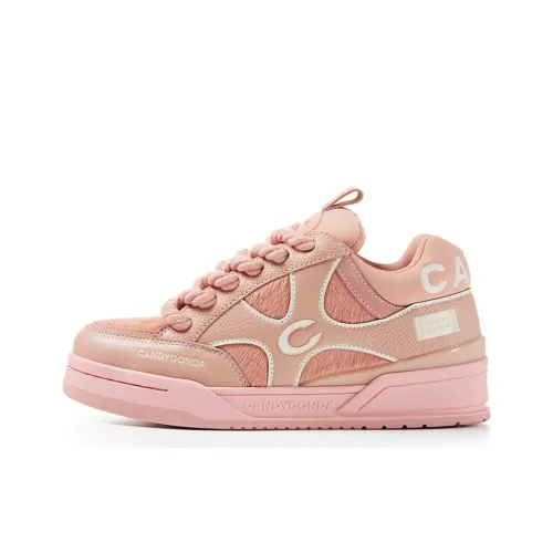 CANDY DONDA Casual Shoes Unisex Mid-Top Pink