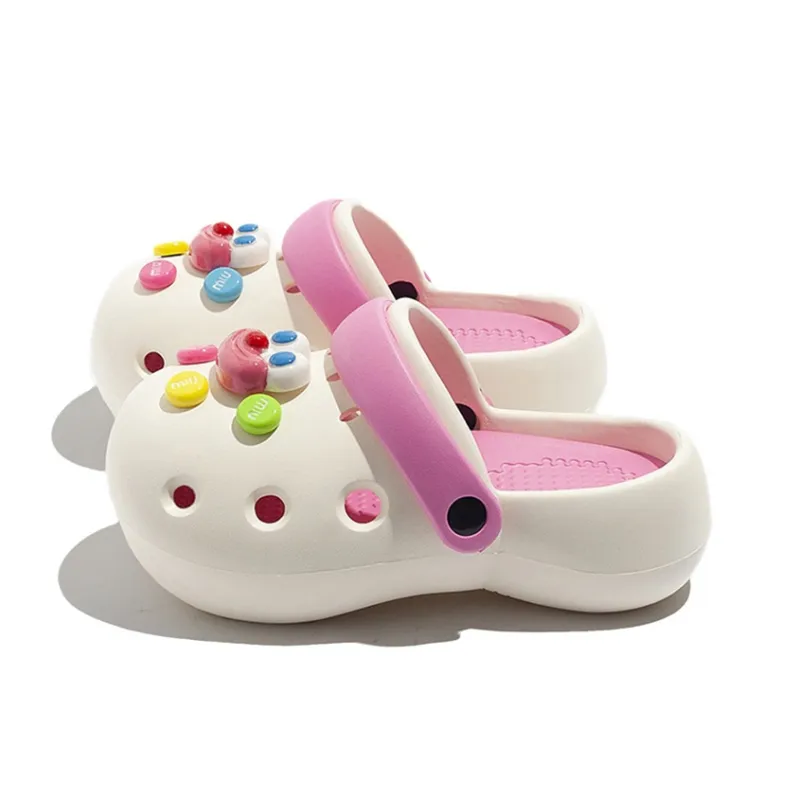 KATHRYN WILSON Clogs Women's White Pink-2