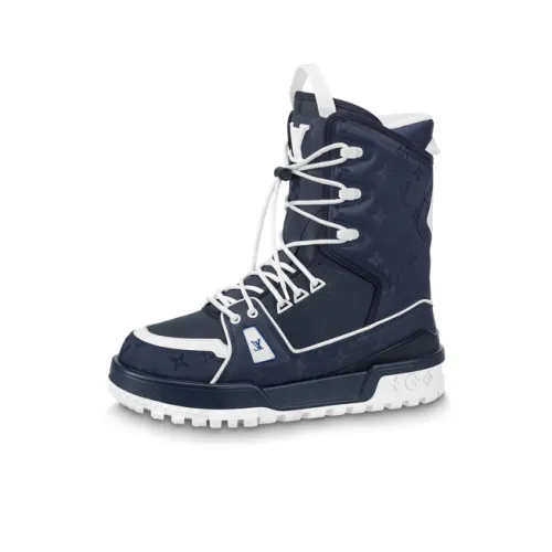 LOUIS VUITTON Snow Boots Men Blue