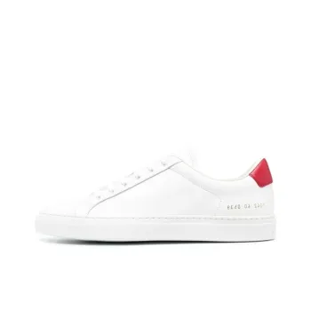 COMMON PROJECTS Low Top Stylish Skateboarding Shoes Men's White Red