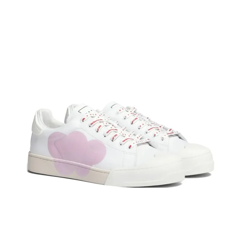 MARNI Graphic Printed Lace Up Sneakers-1