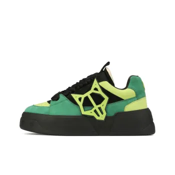 Naked Wolfe Kosa Low-Top Stylish Skateboarding Shoes Men's Black Green