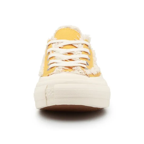 VESSEL G.O.P.Slip On Yellow Low Top Skateboard Shoes Unisex Yellow-1