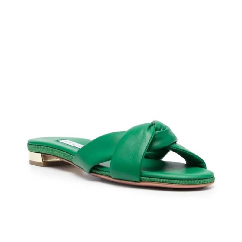 AQUAZZURA Oli 25mm Leather Sandals-2
