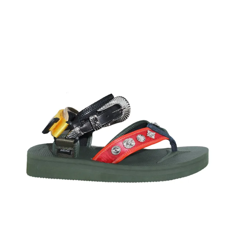 TOGA x Suicoke Stylish Sandals Men's Green-1