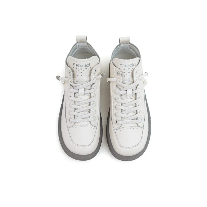 Medd Lightweight Wear-Resistant And Slip-Resistant High-Top Casual Shoes Women's-7