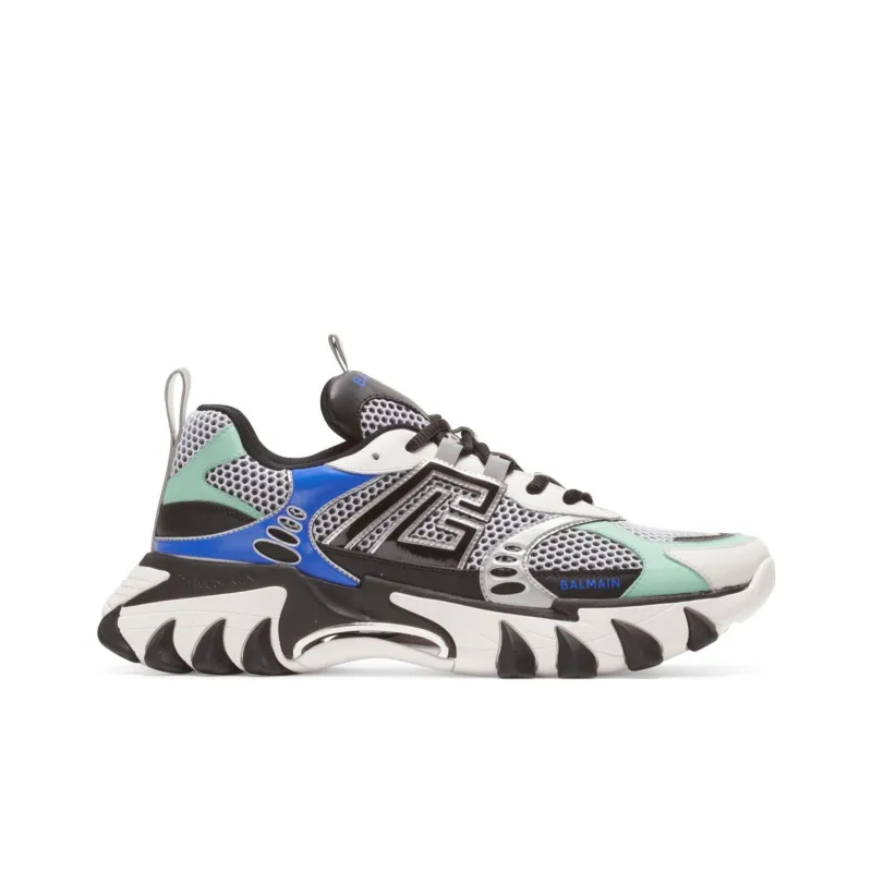 BALMAIN B-East Panelled Sneakers-1