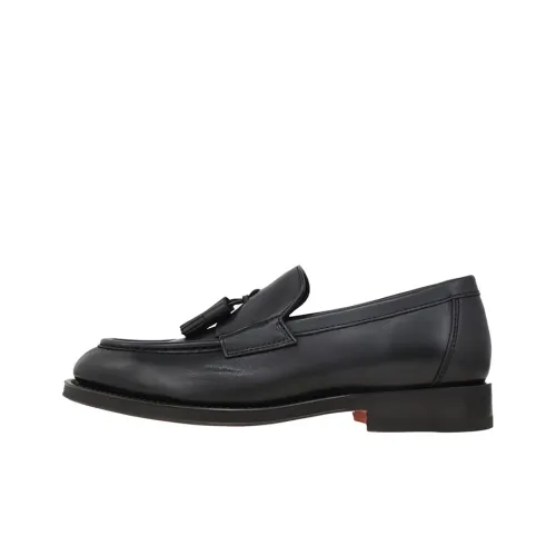 Santoni Tassel-detail Leather Loafers