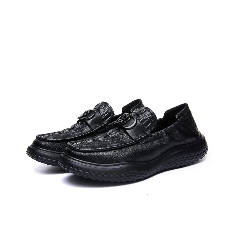 SHERIDan British Style Loafers Men's Black-2